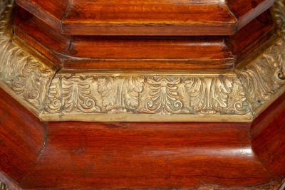 Pair of French 19th Century Marquetry Inlaid Large Pedestals