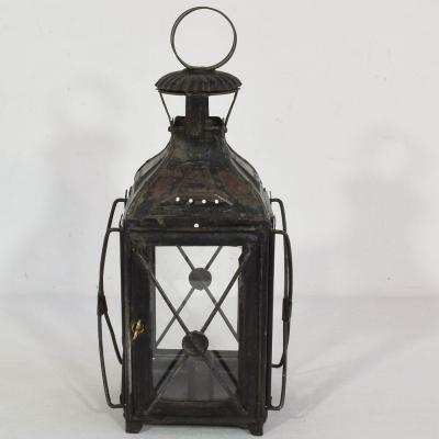 Pair of French 19th Century Metal Lanterns