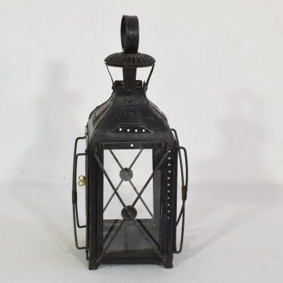 Pair of French 19th Century Metal Lanterns