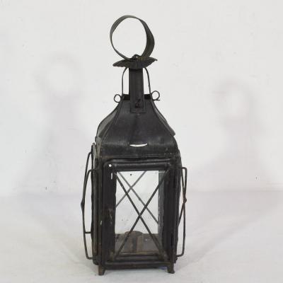 Pair of French 19th Century Metal Lanterns