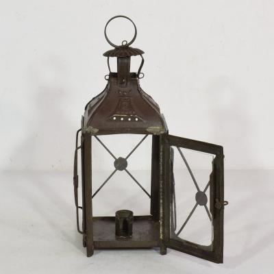 Pair of French 19th Century Metal Lanterns
