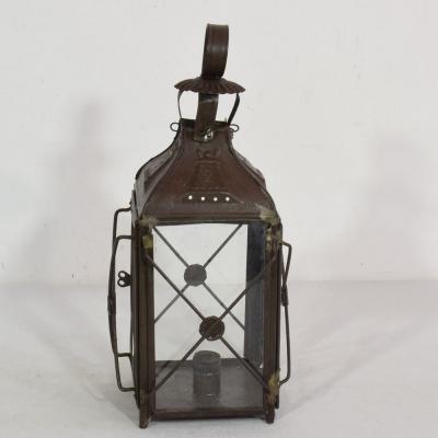 Pair of French 19th Century Metal Lanterns