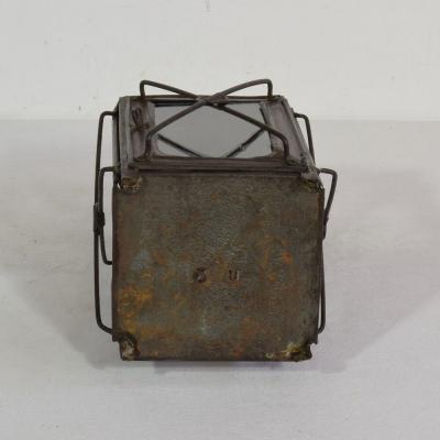 Pair of French 19th Century Metal Lanterns