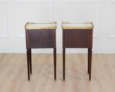 Pair of French 20th Century Louis XVI Style Bedside Tables