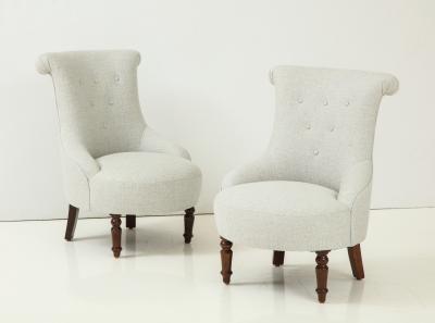 Pair of French 40 s Salon side chairs 