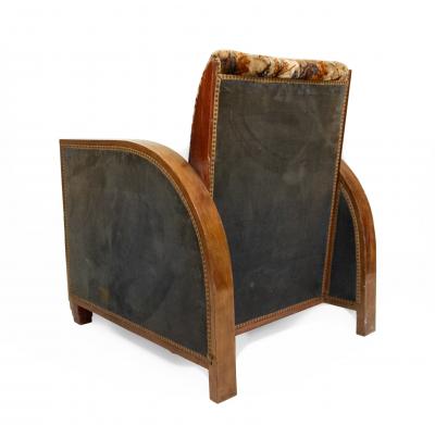 Pair of French Art Deco Dufrene Club Chairs