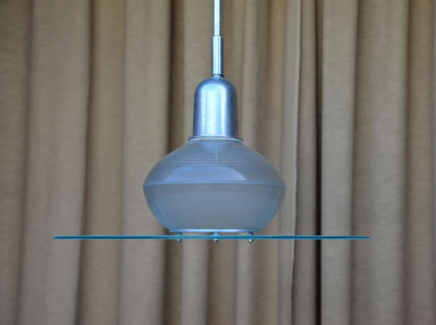 Pair of French Art Deco Hanging Lights