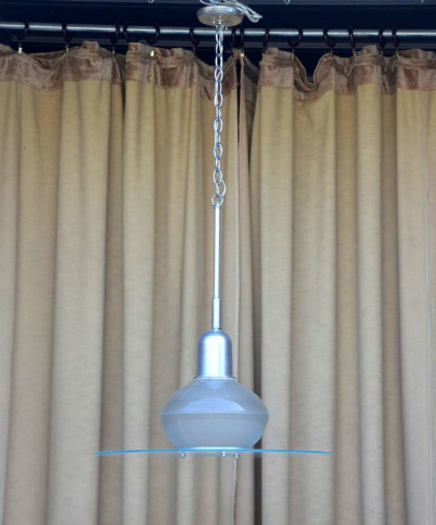 Pair of French Art Deco Hanging Lights