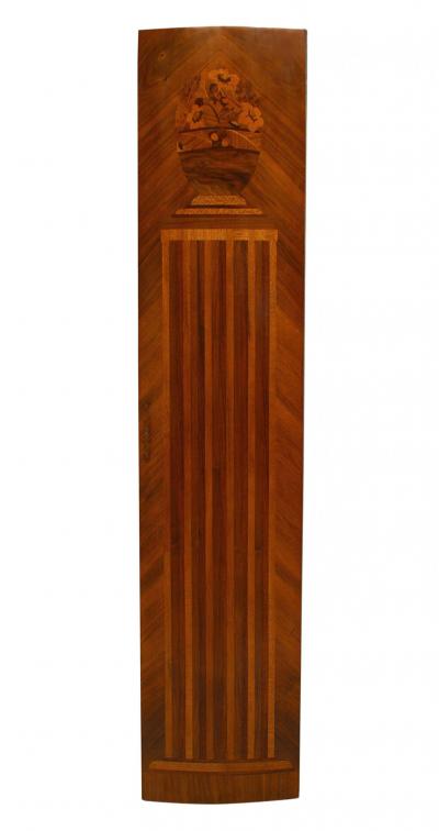 Pair of French Art Deco Kingwood Pilaster Panels