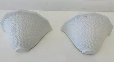 Pair of French Art Deco Plaster Wall Lights 1940