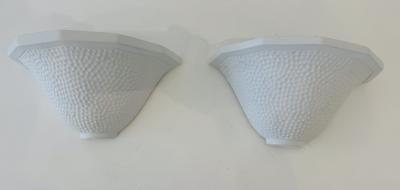 Pair of French Art Deco Plaster Wall Lights 1940