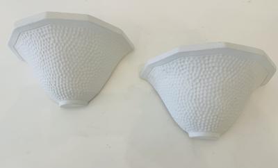 Pair of French Art Deco Plaster Wall Lights 1940