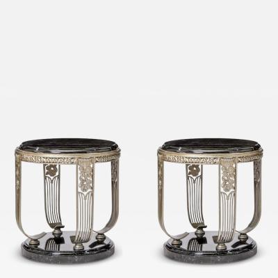 Pair of French Art Deco Side Tables