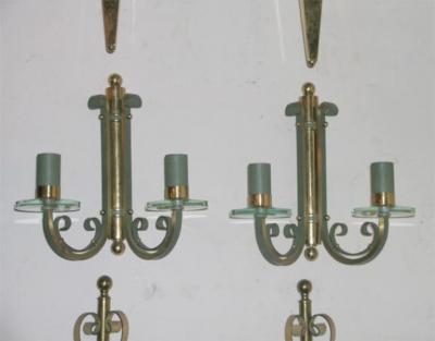 Pair of French Art Deco Wall Sconces