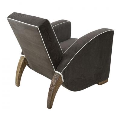 Pair of French Art Deco lounge chairs