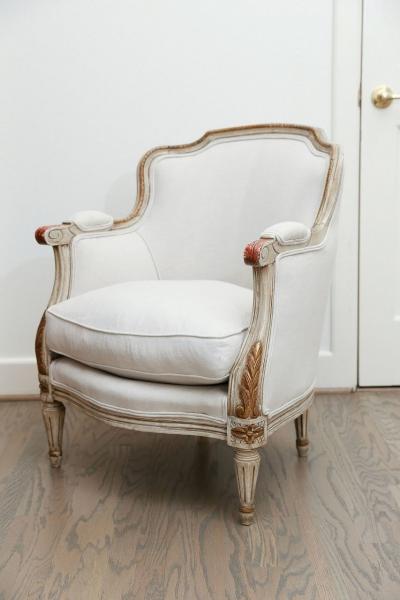 Pair of French Bergere Armchairs