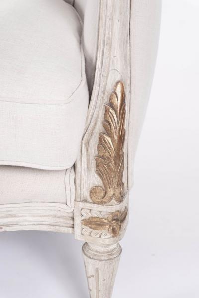 Pair of French Bergere Armchairs