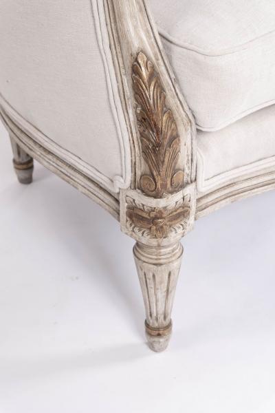 Pair of French Bergere Armchairs