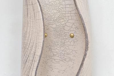 Pair of French Bespoke Ceramic Sconces