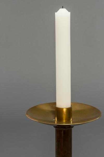 Pair of French Brass Altar Sticks