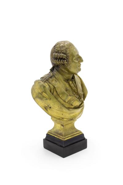 Pair of French Bronze Busts of Louis XVI and Marie Antoinette