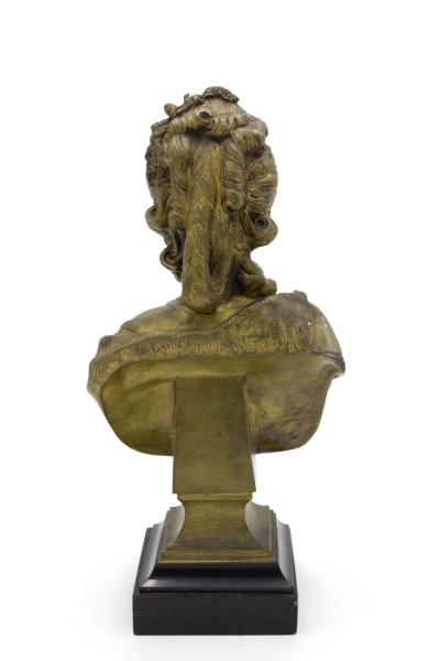 Pair of French Bronze Busts of Louis XVI and Marie Antoinette