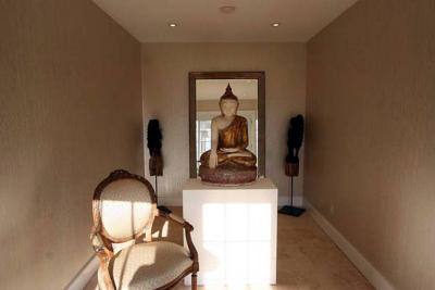 Pair of French Carved Fauteuil Chairs Louis XVI Style