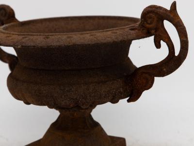 Pair of French Cast Iron Urns late 19th Century