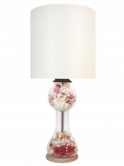 Pair of French Cloche Shell Lamps
