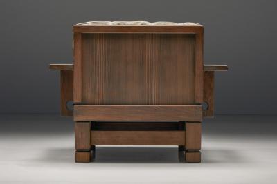 Pair of French Club Chairs 1960s