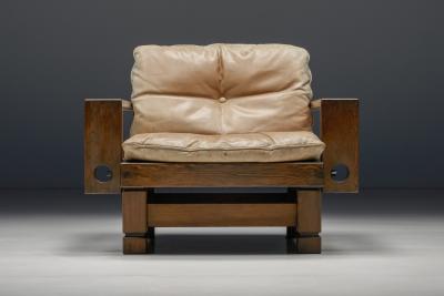 Pair of French Club Chairs 1960s
