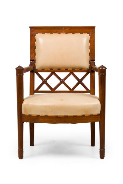 Pair of French Consulate Arm Chairs