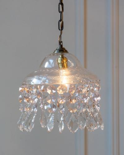 Pair of French Crystal Lights