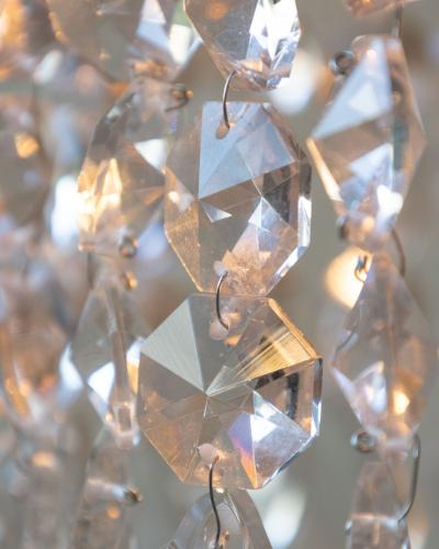 Pair of French Crystal Lights