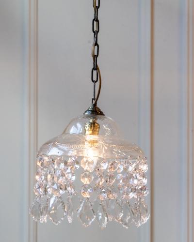 Pair of French Crystal Lights