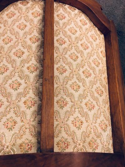 Pair of French Custom Louis XVI Style Carved Bergere Office or Armchairs