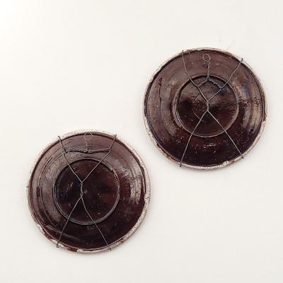 Pair of French Earthenware Plates late 18th century