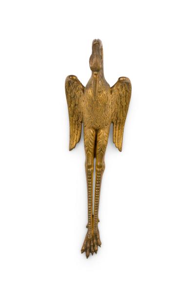 Pair of French Empire Bronze Bird Tie Backs
