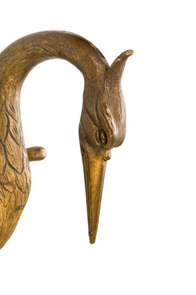 Pair of French Empire Bronze Bird Tie Backs
