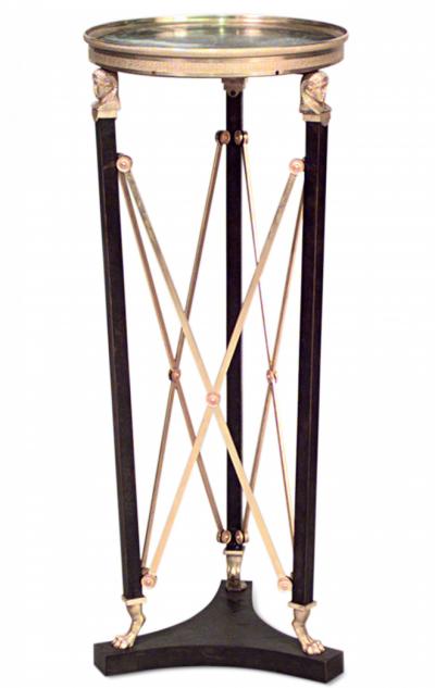 Pair of French Empire Bronze Pedestals