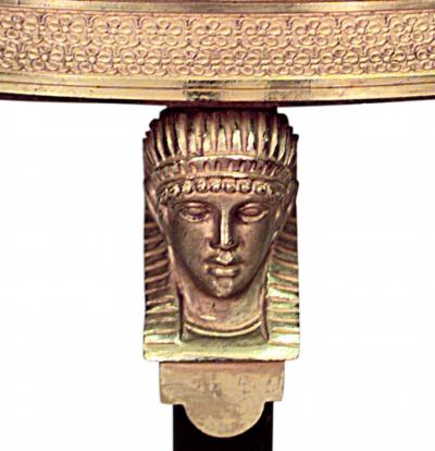 Pair of French Empire Bronze Pedestals