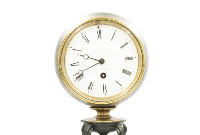 Pair of French Empire Style Greek Female Mantel Clocks