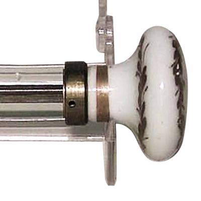 Pair of French Empire Style Porcelain Door Handles