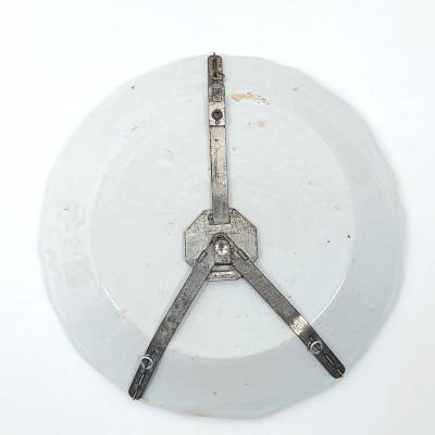Pair of French Fa ence Plates 18th century