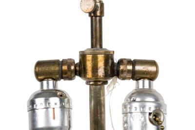 Pair of French Late 19th Century Glass Jug Table Lamps