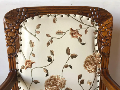 Pair of French Liberty Art Nouveau Armchairs 1920s