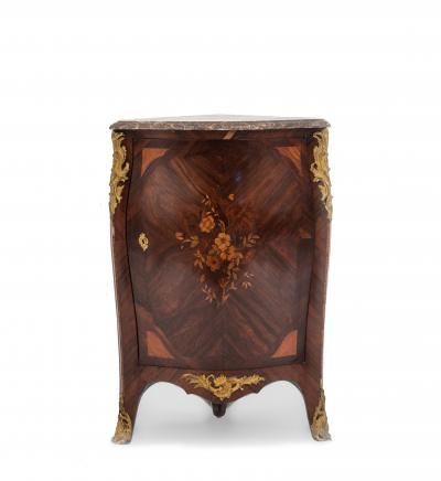 Pair of French Louis XV Corner Cabinets