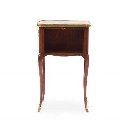 Pair of French Louis XV Marble End Tables