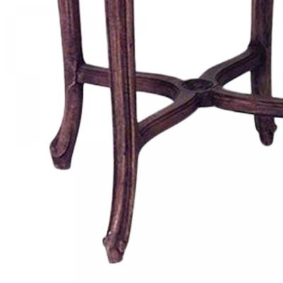 Pair of French Louis XV Small Walnut and Marble End Tables