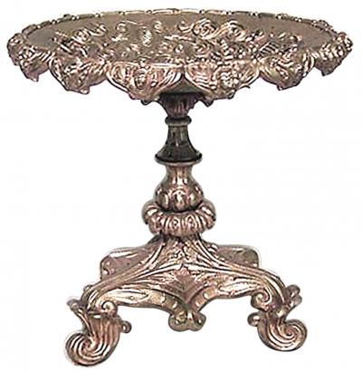 Pair of French Louis XV Style Bronze Dore Compotes